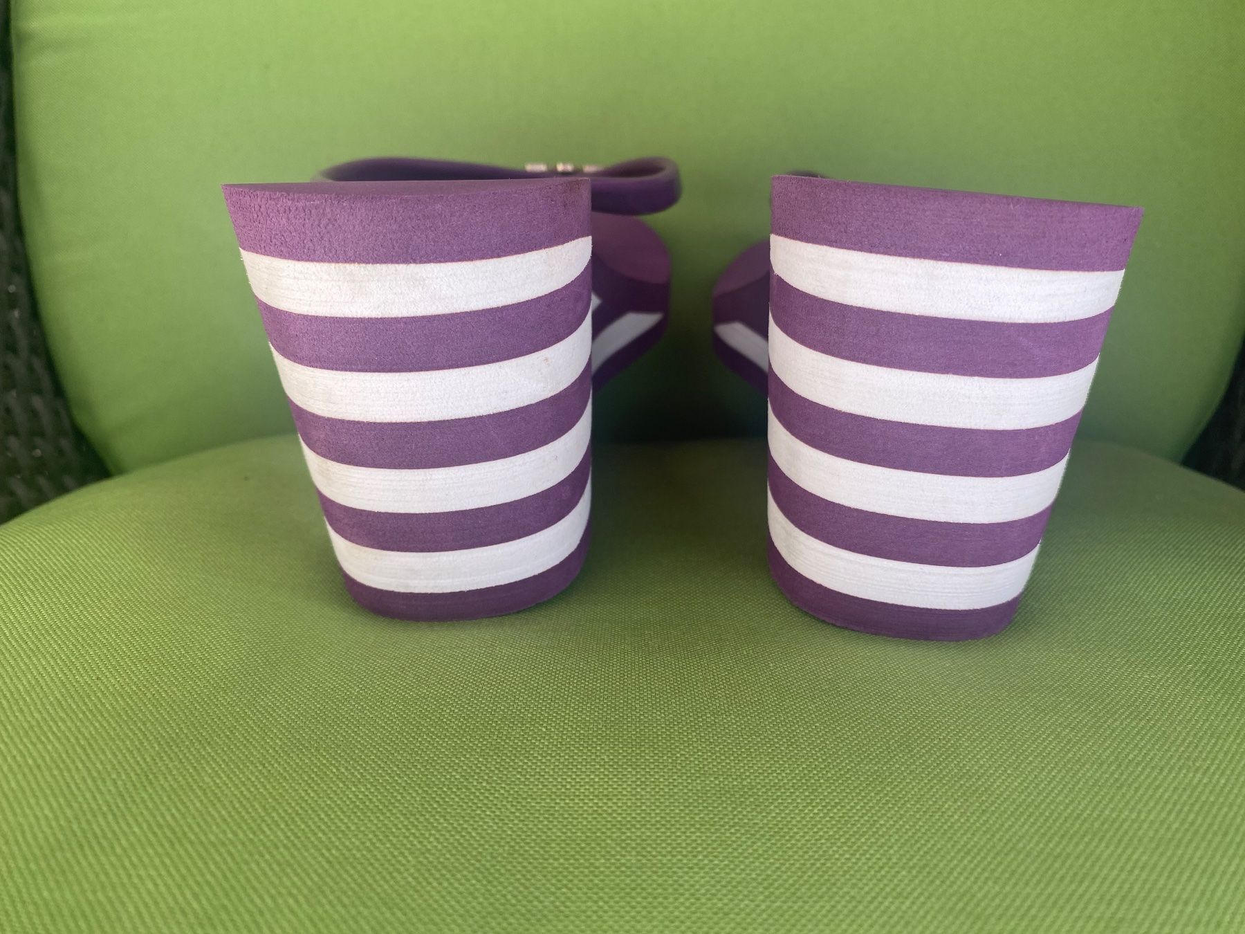 Armani Damenschuhe: SUMMERTIME - stylische ARMANI Flop-Flops, violette, 38 – Neu (gemäss Beschreibung) aus Winkel von ferrari2022 6