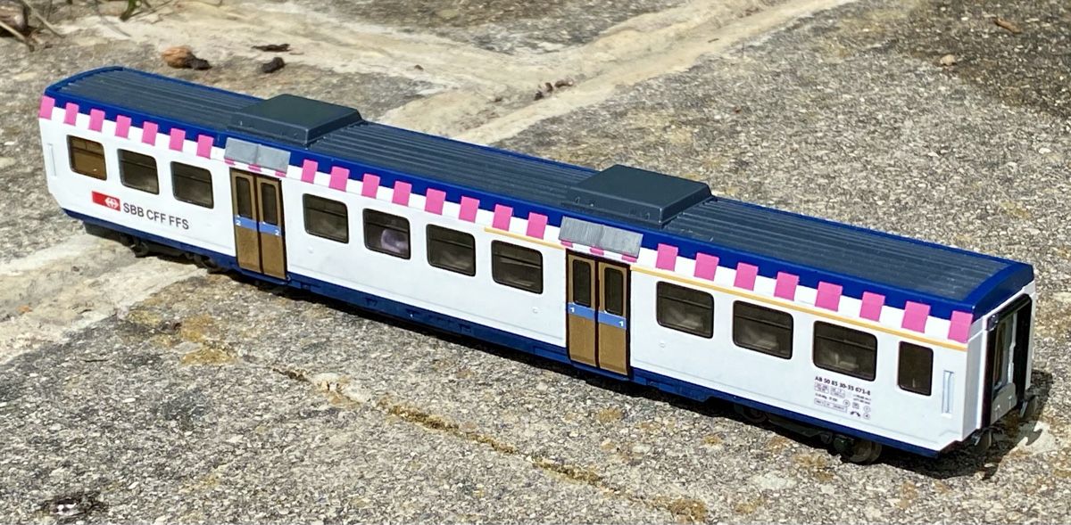 SBB/CFF/FFS Modellini di ferrovie: B NTN ex MThB – Usato da Orbe venduto da SMODELE 1