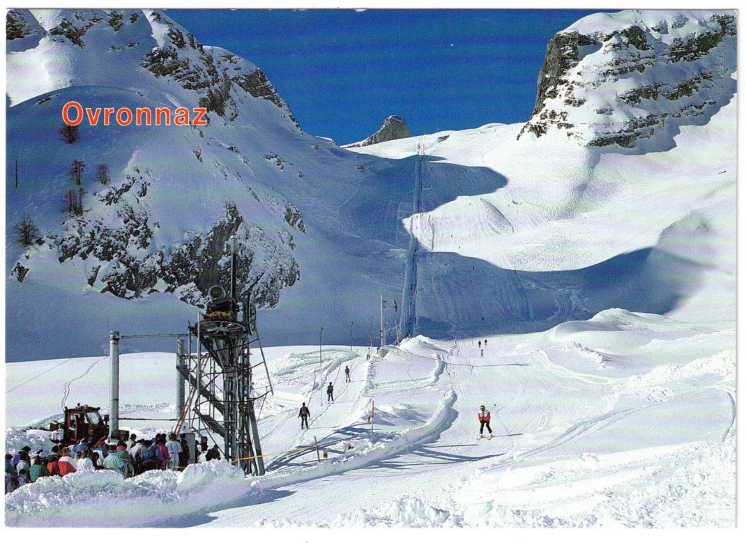 Cartoline postali: Ovronnaz - Skilift Tzantonnaire – Usato da Binningen venduto da Mountainrider