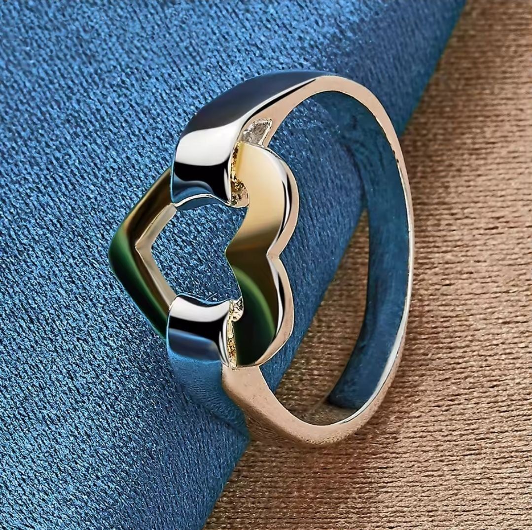 Anelli: Sehr eleganter Ring Herz, 925 versilbert, Gr. 8 – Nuovo (secondo la descrizione) da Grenchen venduto da dar_6d52 2