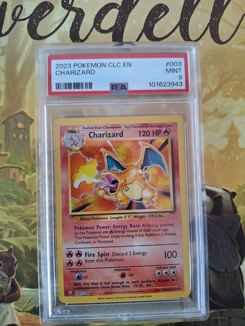 Pokémon Sammelbilder & Trading cards: Charizard PSA 9 - Classic Collection Base Set Reprint Glurak – Gebraucht aus Altstätten SG von GGsGameshop