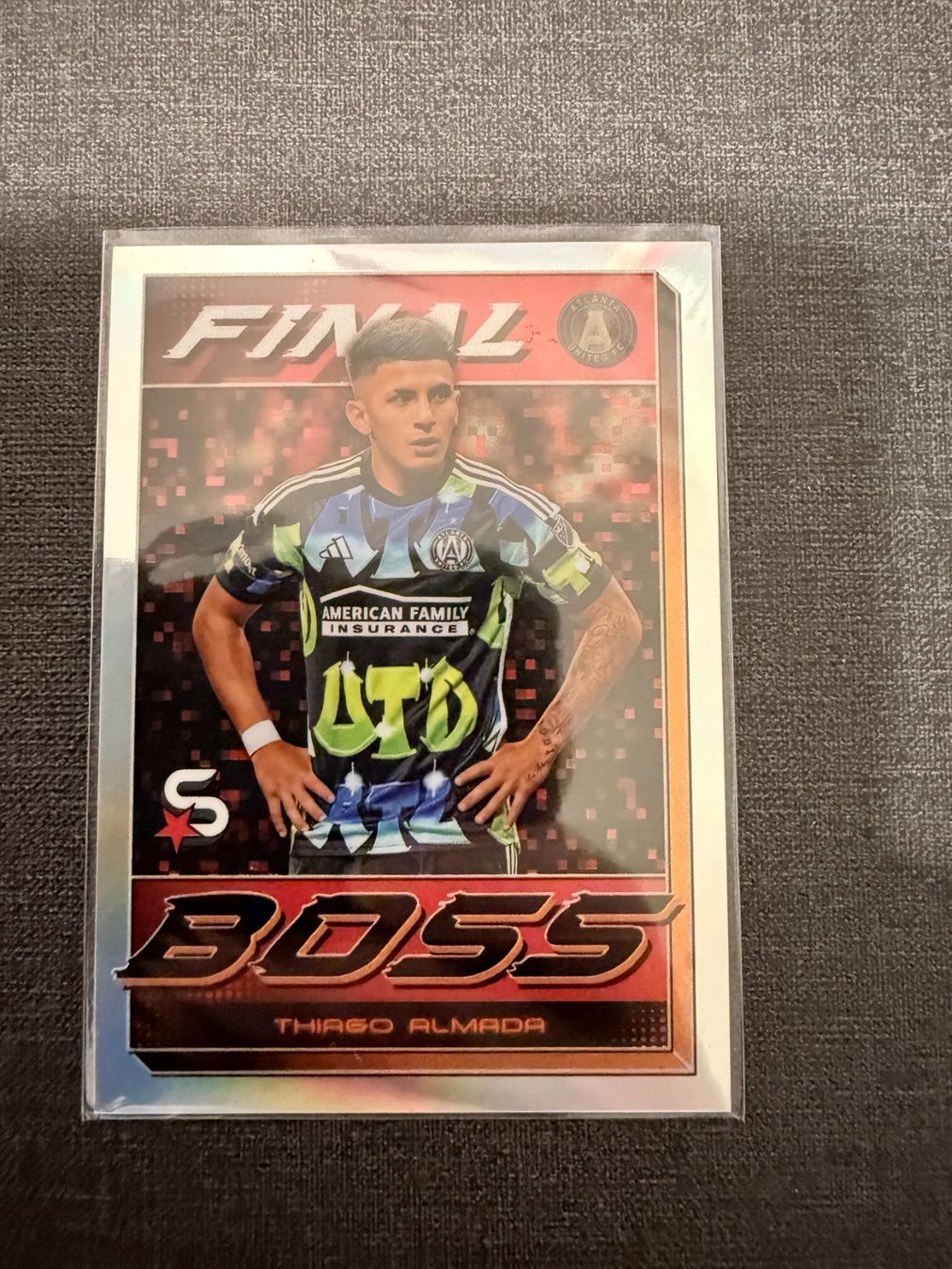 Topps Carte collezionabili: Topps Thiago Almada Atlanta United MLS FINAL BOSS – Usato da Burgdorf venduto da Sports_Cards_3400