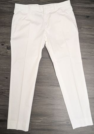 Dolce & Gabbana White Chino, Size 50 - Perfect for Summer