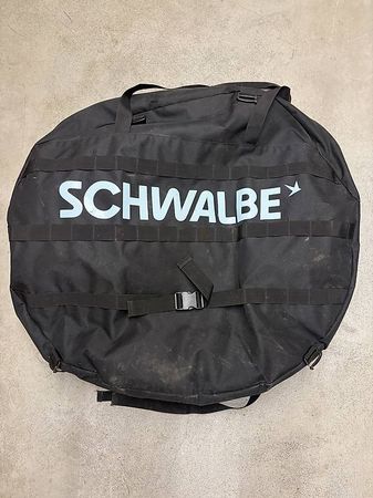 Doppel Laufradtasche mit Rucksack-Tragevorrichtung