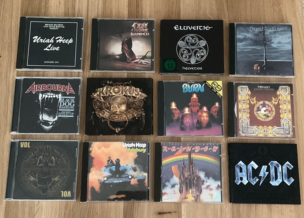 CD-Sammlung Hard Rock/Heavy Metal, inkl. Raritäten und DVDs (Gebraucht ...