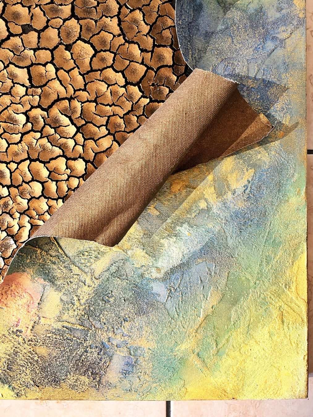 Dipinti: Andrea Scacciotti - Malerei auf Leinwand - Material abstrakt – Usato da Ponte Tresa venduto da 11GalleriaAlterEgo11 9