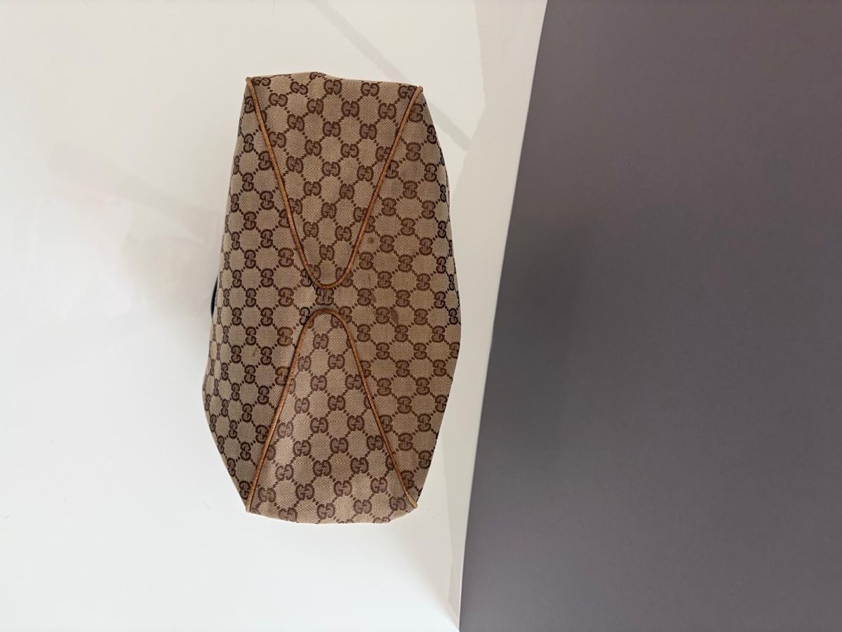 Gucci Borse da donna: Gucci GG Canvas Beige Holzhenkel – Nuovo (secondo la descrizione) da Zürich venduto da koc_6l5j 5