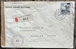 Zensurbrief nach Österreich