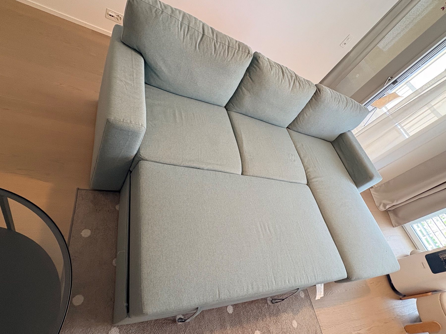 Ikea Sofas: IKEA BARSLOV 3-seat sofa-bed with chaise lounge – Gebraucht aus Zürich von akh_7xjv 2