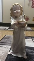 Engel Figur mit Schale, Winterdeko, 🧑‍🎄vintage