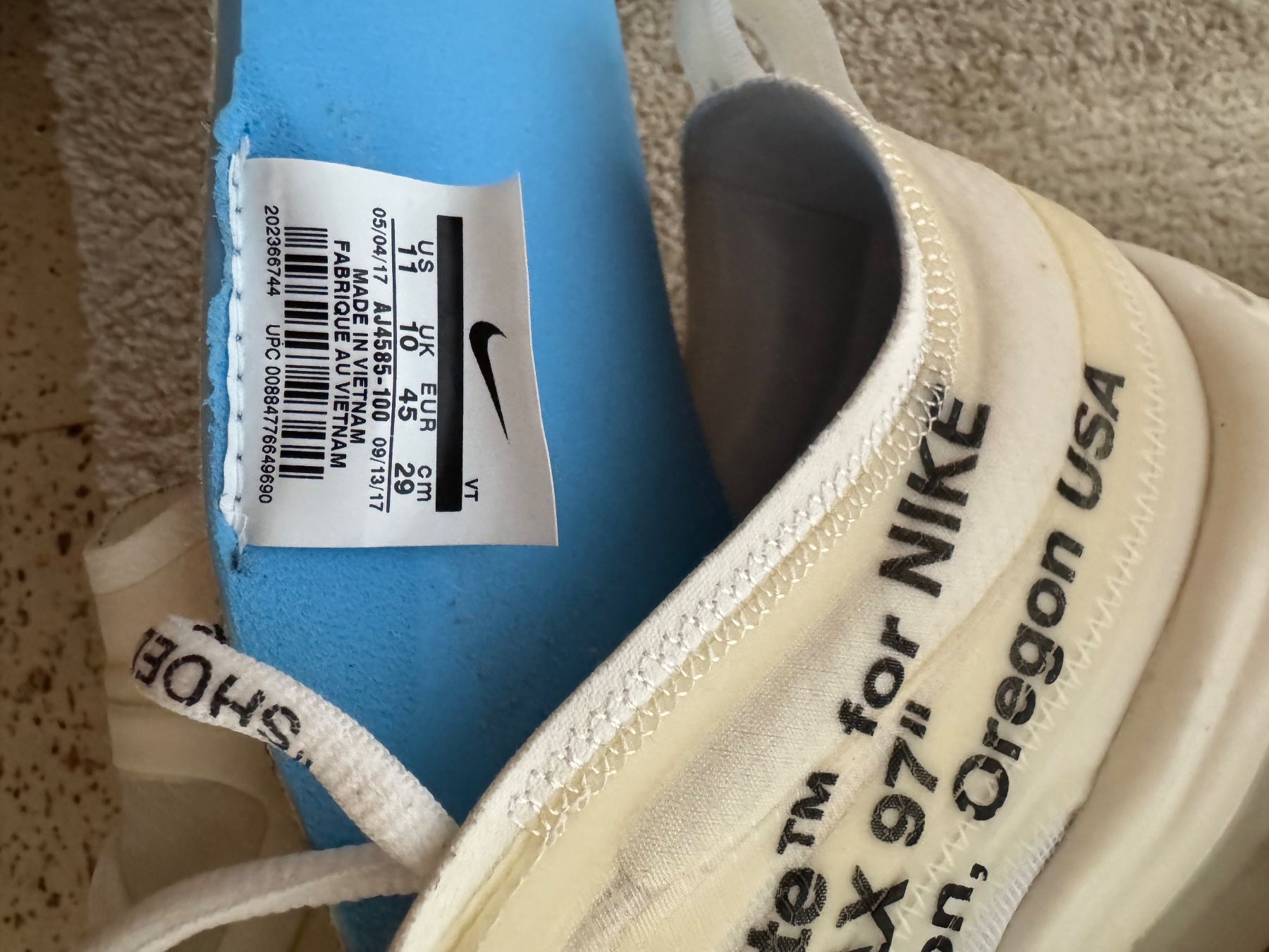 Off-White Scarpe da uomo: Nike Air Max 97 Off White – Usato da Visperterminen venduto da lgresell 4