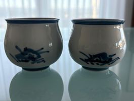 2 Stk japanischen Teebechern (Yunomi)