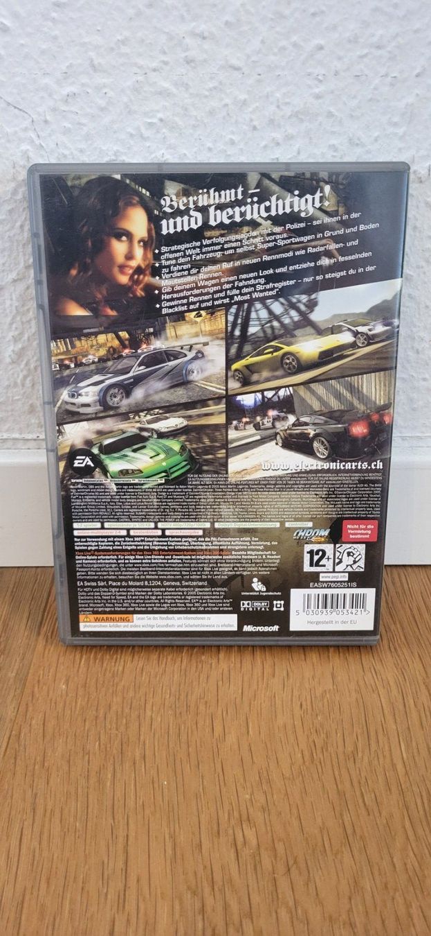 Microsoft Spiele: Xbox 360 - Need for Speed Most Wanted – Gebraucht aus Münsingen von DigitaleSpielecke 1
