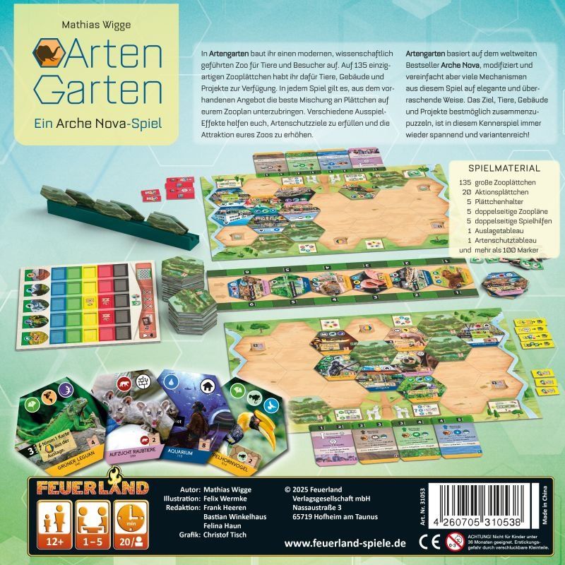 Giochi: Spiel Artengarten – Nuovo e nell'imballaggio originale da Uster venduto da Ludit 1