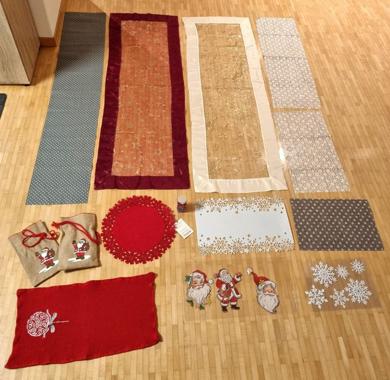 Diverse Weihnachtsdeko, Tischläufer, Chlaussäcke, uvm. Kaufen auf Ricardo