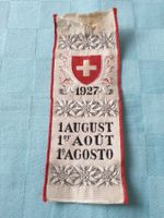 altes Abzeichen Bundesfeier 1. August 1927 Textil