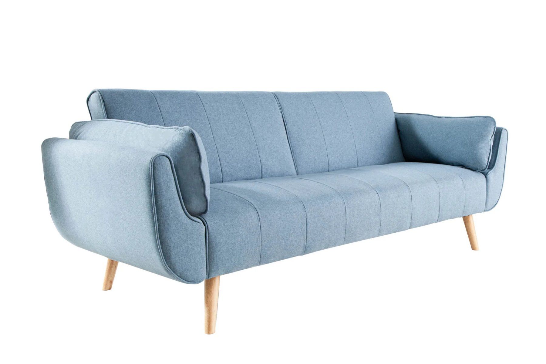 Sofas: Schlafsofa SOFIA PLUS 215cm Hellblau Struktur  OVP & Wie NEU – Neu und originalverpackt aus Winterthur von aredo