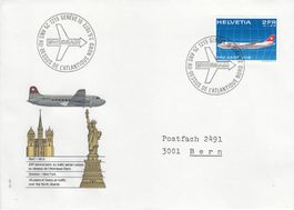 1972 25 Jahre Nordatlantikflug Swissair > Jamaica geflogen