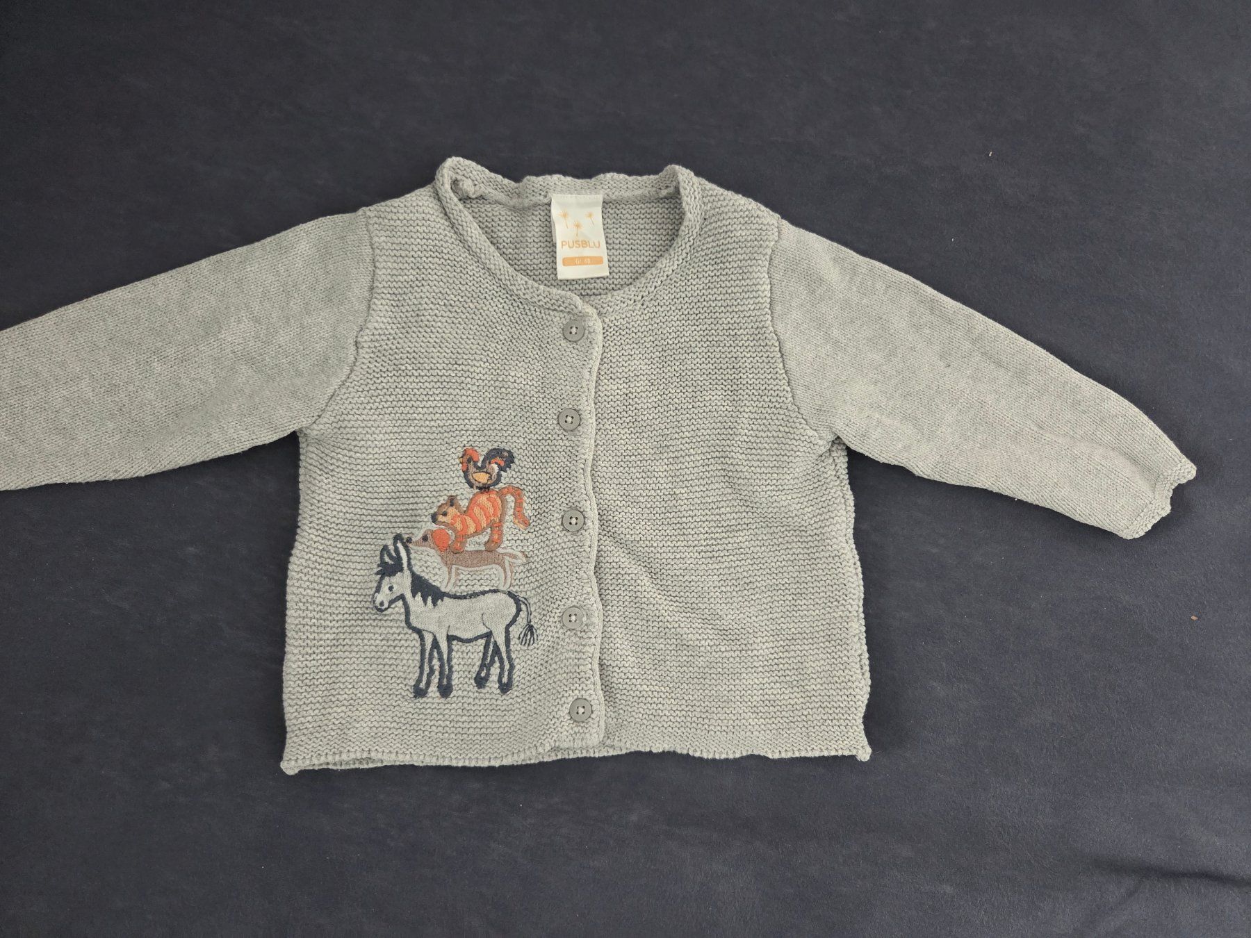 Giacche & Cappotti: Kinder Strickjacke Gr. 68 von PUSBLU – Usato da Basel venduto da kat_69z6