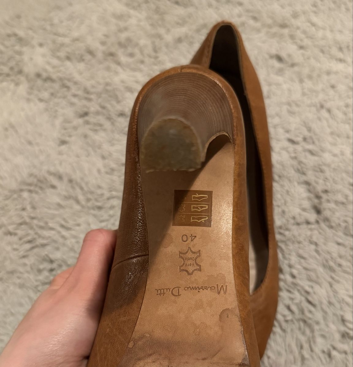 Massimo Dutti Scarpe da donna: Massimo Dutti Leather Heels, size 40 – Usato da Bursinel venduto da maya_78 3