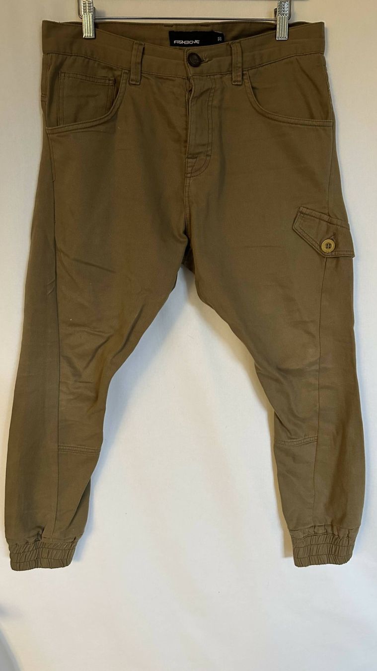 Hosen: Cargohose beige/ braun Gr. S – Gebraucht aus Sarmenstorf von taosun