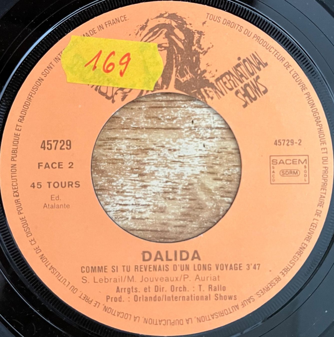 Schallplatten: DALIDA - REMEMBER... C'ETAIT LOIN – Gebraucht aus Bussigny von vinyl-pas-cher 3