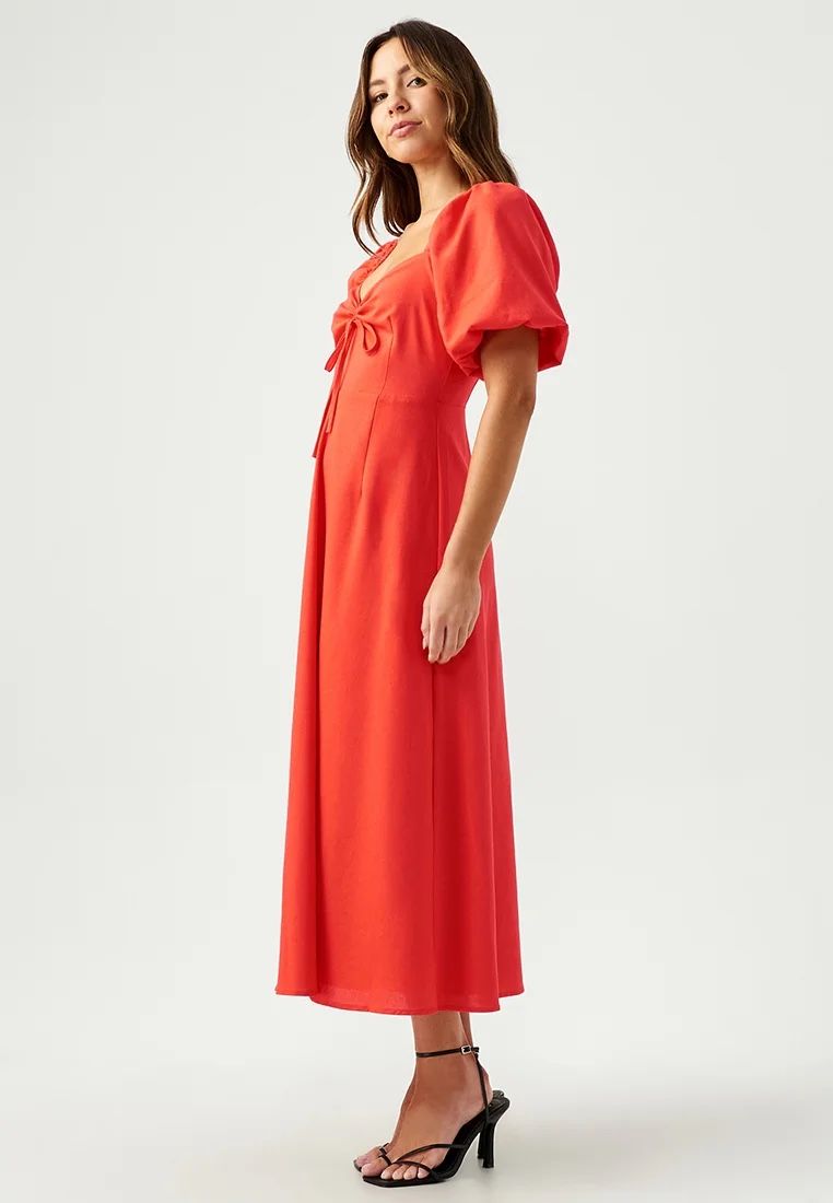 Vestiti: SÁVEL LUA MIDI - Freizeitkleid - coral - Orginalpreis 139.- – Nuovo e nell'imballaggio originale da Zürich venduto da luxuryoutlet1 2