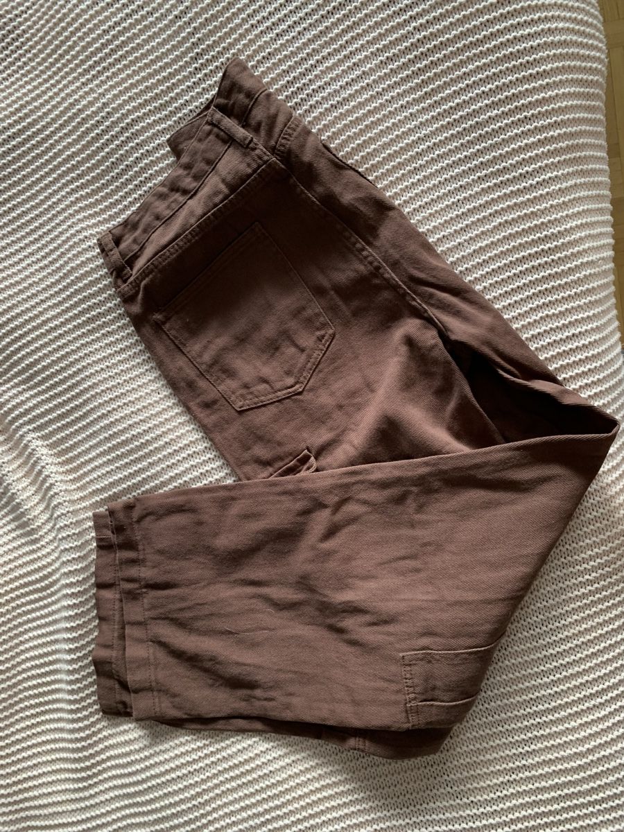 Shein Pantaloni: Pantalon large brun – Nuovo e nell'imballaggio originale da Montreux venduto da Izapeche811 3