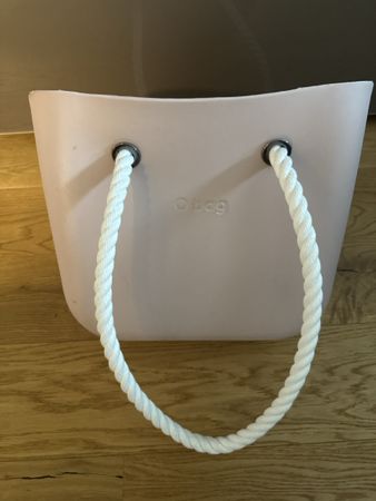 O Bag rosa mit Seilgriffen