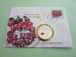 Numisbrief "ICE HOCKEY WORLD CHAMPIONSHIP 2013"