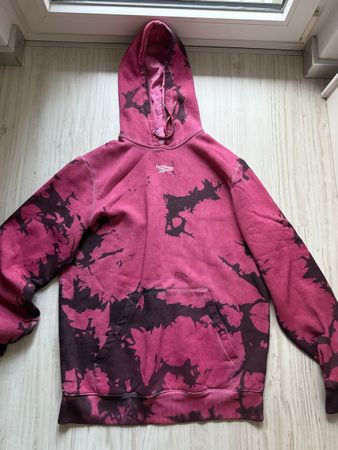 NEW Reebok Tie-Dye Hoodie, Pink/Black, Size M, Cozy Fit 🔥