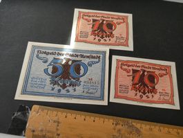 Dt. Reich,  Arnstadt - Notgeldscheine