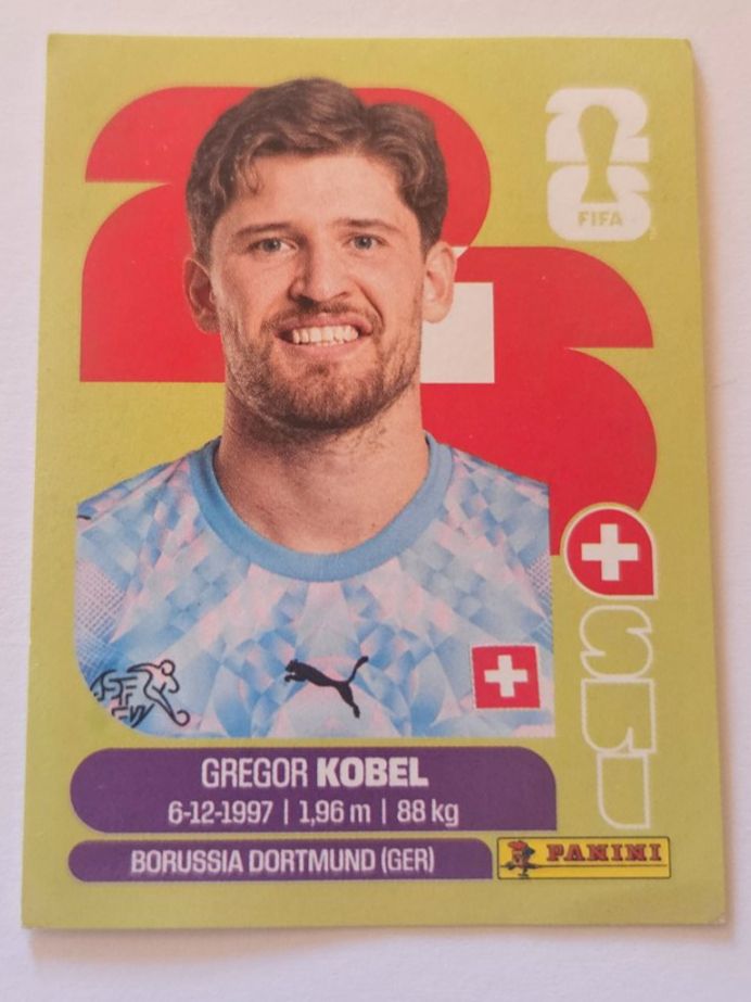 Panini Carte collezionabili: Panini 2026 Gregor Kobel SUI 2 – Nuovo (secondo la descrizione) da Malans GR venduto da Ovi83