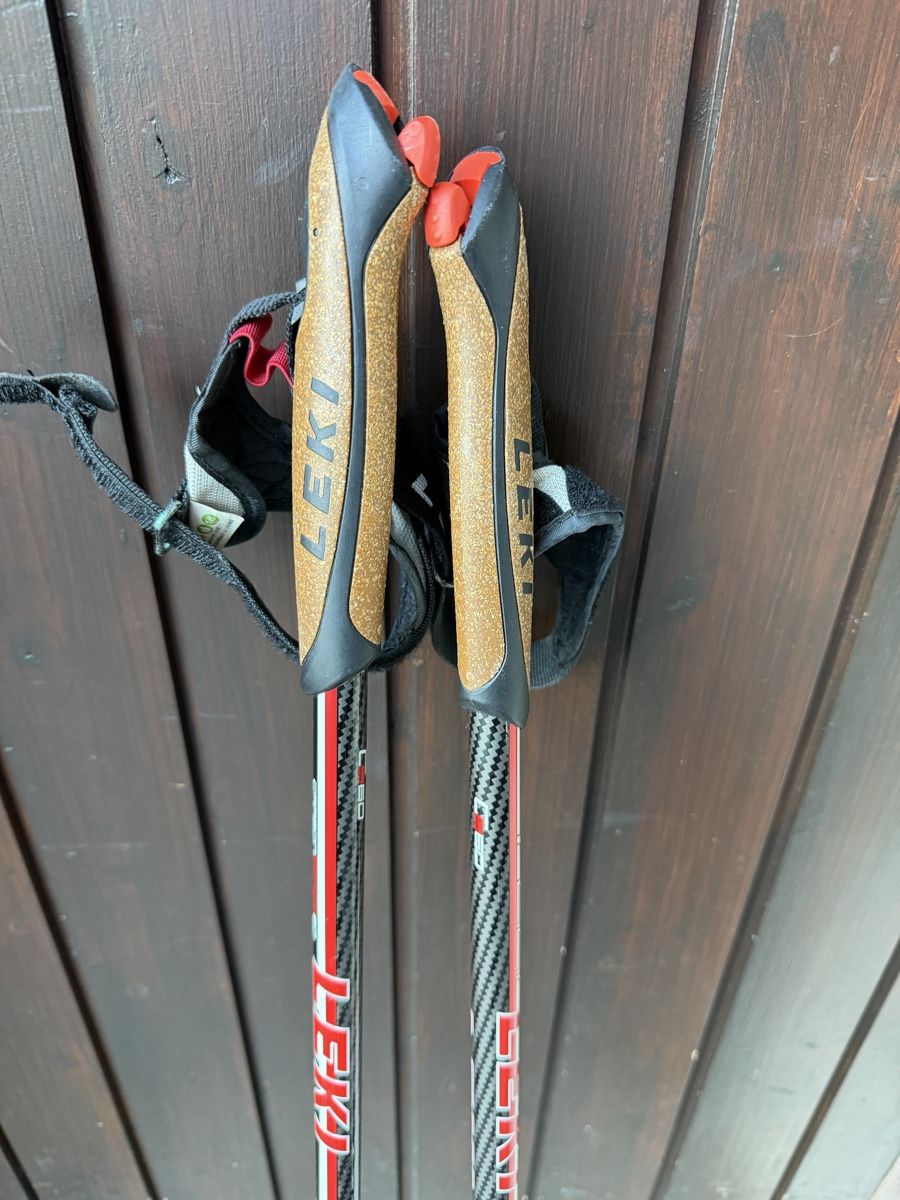 Leki Wanderstöcke: Leki Walking-Stöcke Carbon 110 cm – Gebraucht aus Adligenswil von Liddl 1