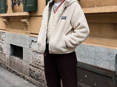 Veste Napapijri polaire beige