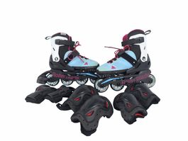 ROLLERBLADE MAXX Kids Grösse 33.0-36.5 hellblau/lila