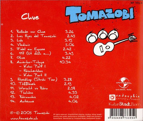 CDs: Tomazobi – Chue – D'occasion à St.Gallen par jalamusic 1