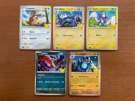 Pokemon Karten Set Holo 30 Jahre (Versand gratis)