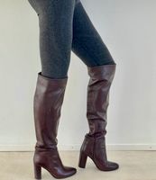 Belles cuissardes en cuir Minelli