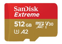 SanDisk 512 GB UHS-I V30 MicroSD Speicherkarte