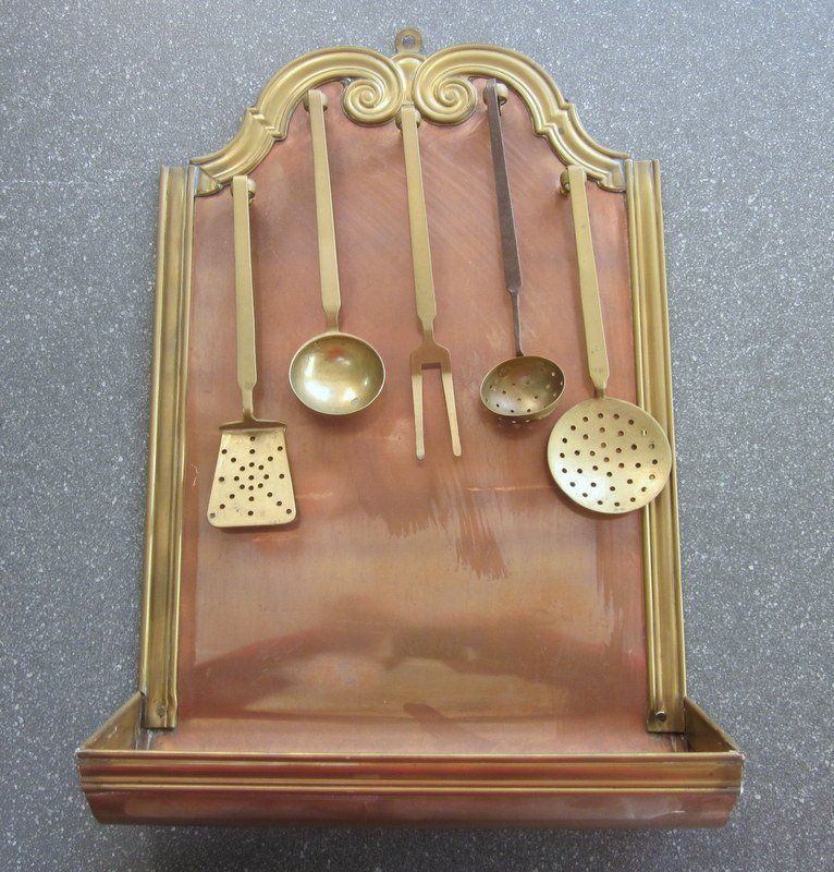 Tutte le decorazioni: Deko Wandboard/Kellenhalter Kupfer und Messing – Usato da Bischofszell venduto da raika 3