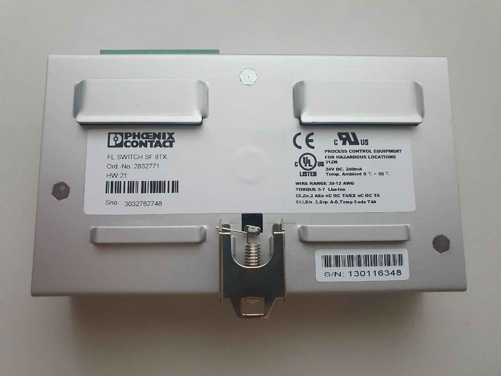 Hub & Switch: Phoenix Contact FL SWITCH SF 8TX Ethernet-Switch 8 x RJ45 – Usato da Zürich venduto da eymen20 1