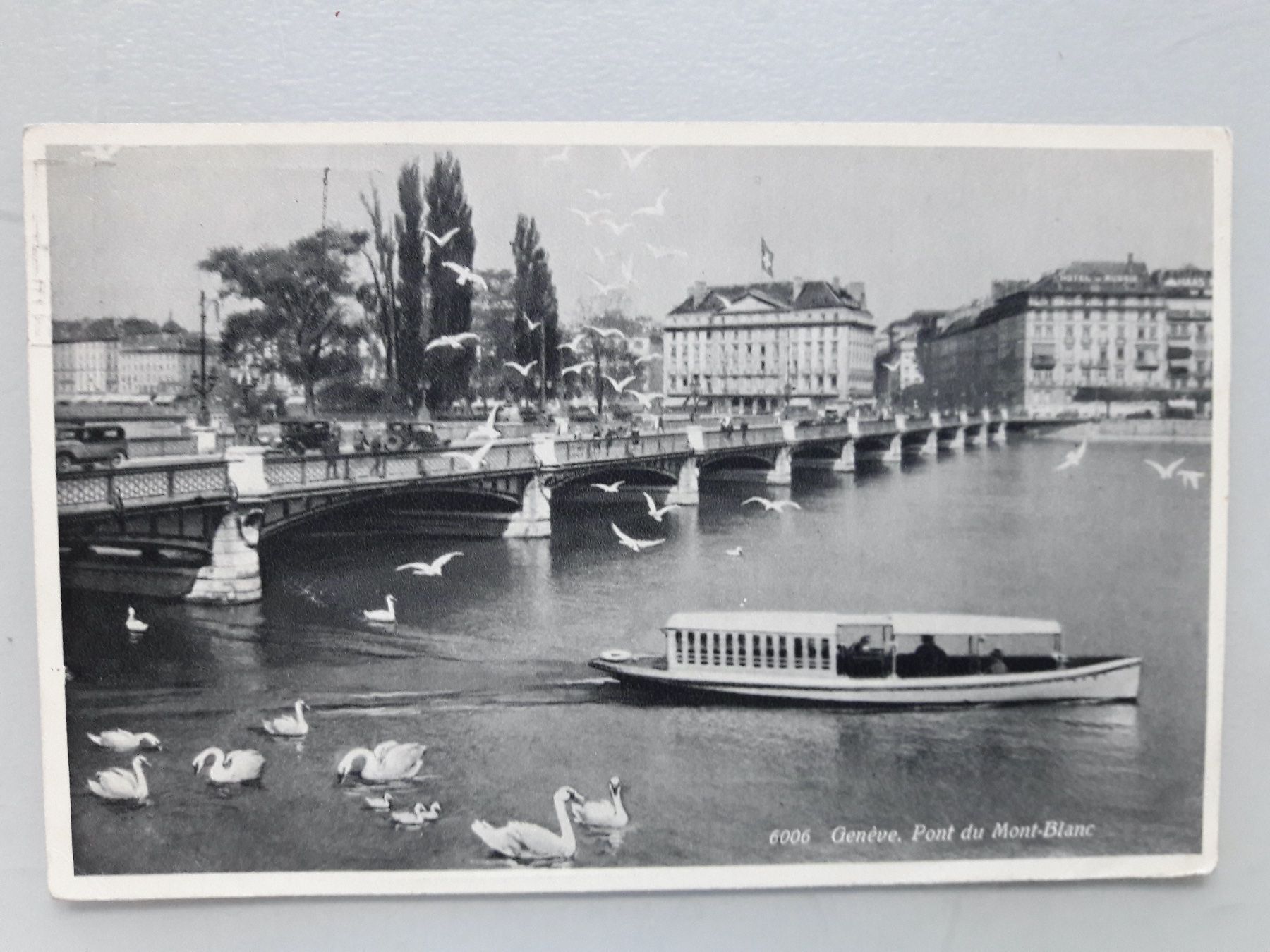 Cartoline postali: Genf Pont du Mont-Blanc – Usato da Sargans venduto da nicsam1815