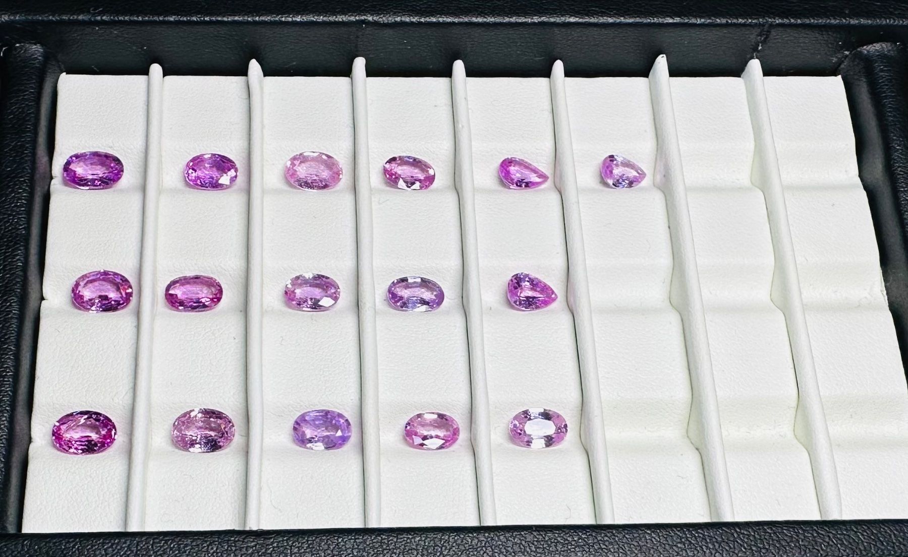 Pietre preziose: Saphir rose avec certificat – Nuovo e nell'imballaggio originale da Territet venduto da Gem-collector 2