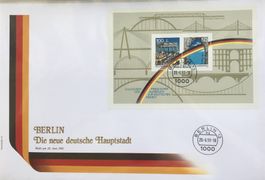FDC MAXI BERLIN DIE NEUE DEUTSCHE HAUPTSTADT