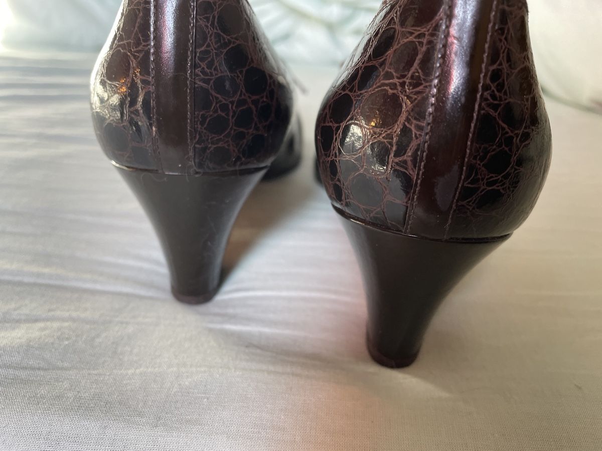 Damenschuhe: Authentic 1950s crocodile-embossed leather vintage loafer-st – Gebraucht aus Zürich von MISSYS-WONDERBAG 5