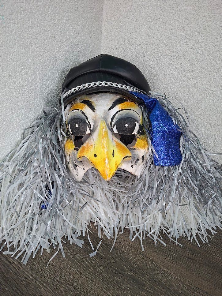 Maschere: Fasnachtslarve Vogel weiblich – Usato da Ramlinsburg venduto da ulla.rima