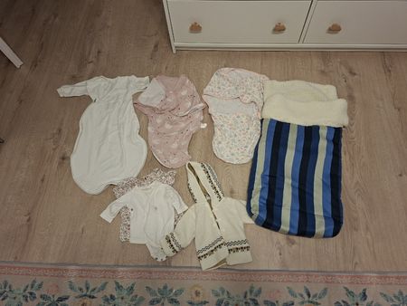 Baby Schlafsack Set Swaddle und Jacke