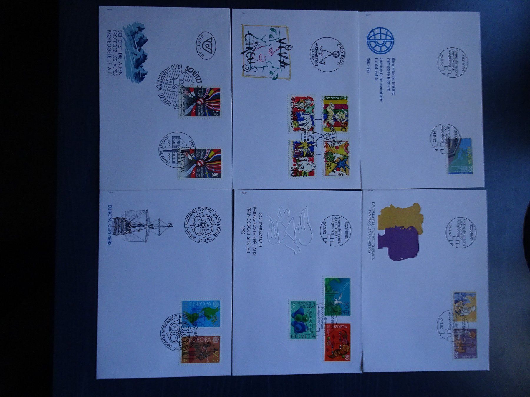 Tutti i francobolli: FDC 1992 – Nuovo (secondo la descrizione) da Aadorf venduto da Chnorli-Furz