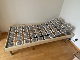 Lattenrost elektronisch (Tempur) mit Bettrahmen - 90 x 200cm